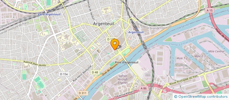 localisation de l'entreprise MADAME FAMATA TRAORE  ARGENTEUIL