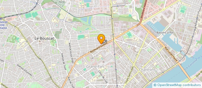 localisation de l'entreprise MADAME FANCHON HUBERT  LE BOUSCAT