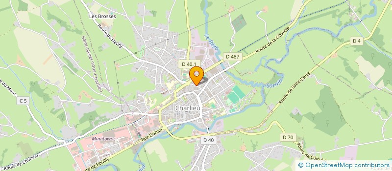 localisation de l'entreprise MADAME FANCHON PEYRE  CHARLIEU