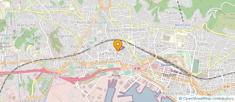 localisation de l'entreprise MADAME FANELIE BETIZEAU à TOULON
