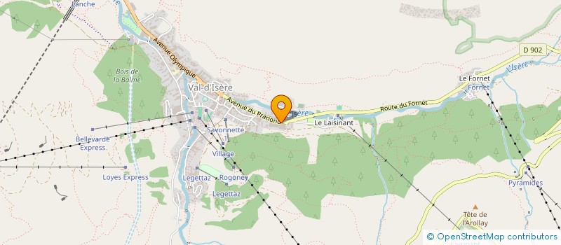 localisation de l'entreprise MADAME FANELIE CHARMASSON  VAL-D'ISERE