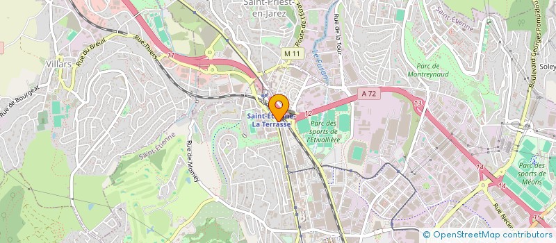 localisation de l'entreprise MADAME FANELIE PIERRE à SAINT-ETIENNE