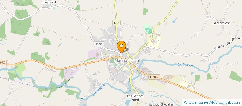 localisation de l'entreprise MADAME FANELLIE MICHAS à MAGNAC-LAVAL
