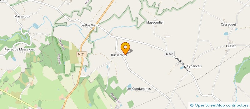 localisation de l'entreprise MADAME FANETTE DUPLOUY à FLAVIGNAC