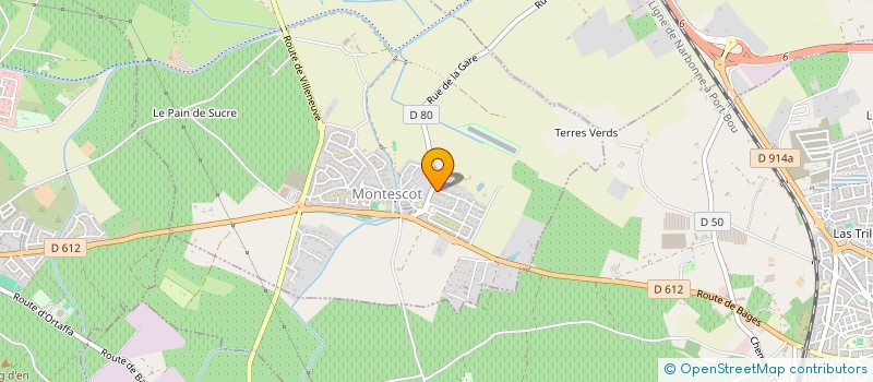 localisation de l'entreprise MADAME FANETTE ESTRADE  MONTESCOT