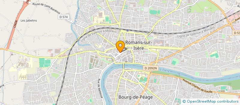 localisation de l'entreprise MADAME FANETTE FLORIOT  ROMANS-SUR-ISERE