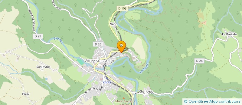 localisation de l'entreprise MADAME FANETTE GIBERT  VOREY