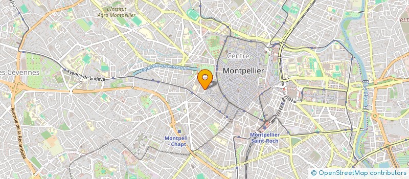 localisation de l'entreprise MADAME FANETTE LEBEAU à MONTPELLIER