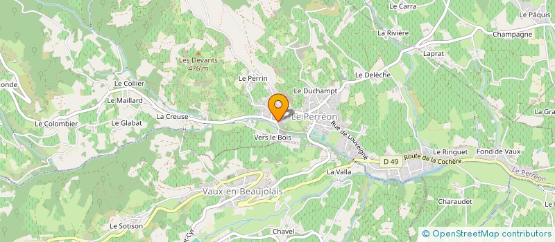 localisation de l'entreprise MADAME FANETTE QUESADA  LE PERREON