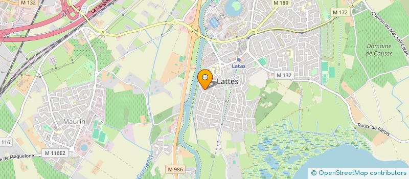 localisation de l'entreprise MADAME FANETTE TEXIER à LATTES