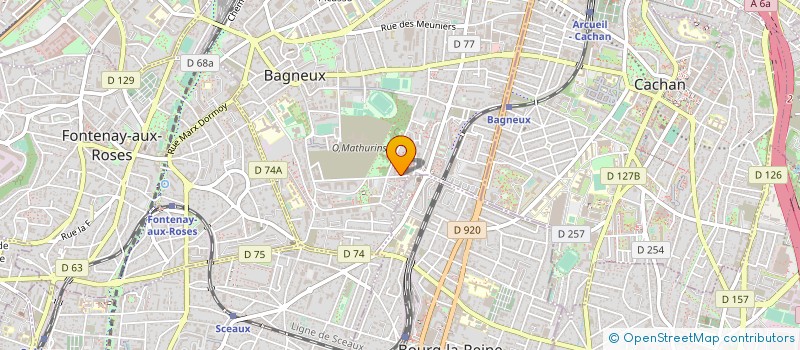localisation de l'entreprise MADAME FANG JIN à BAGNEUX