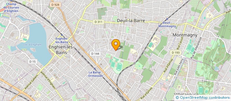 localisation de l'entreprise MADAME FANGYUN YU  DEUIL-LA-BARRE