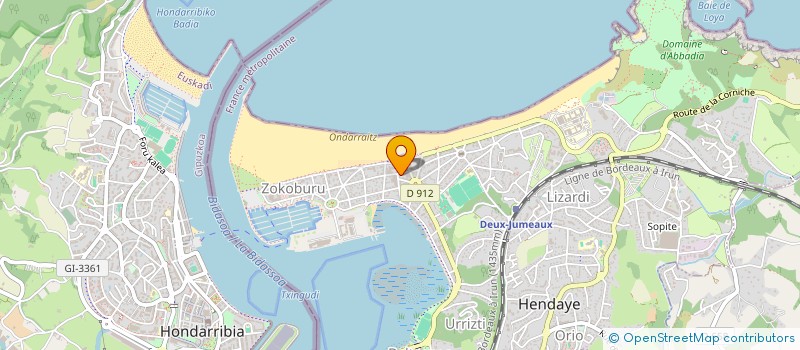 localisation de l'entreprise MADAME FANI ALFARO  HENDAYE