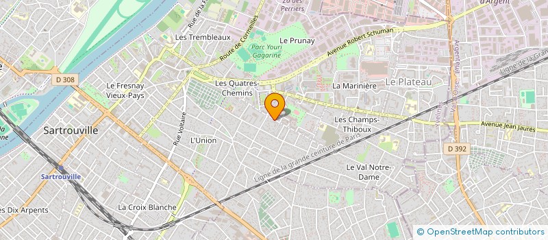 localisation de l'entreprise MADAME FANI MEAS  SARTROUVILLE