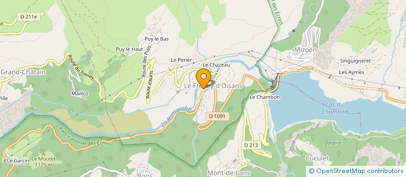 localisation de l'entreprise MADAME FANIA BENALLEGUE  LE FRENEY-D'OISANS