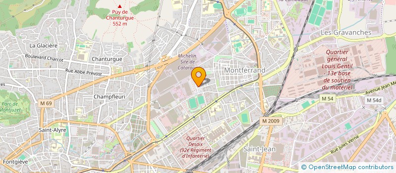 localisation de l'entreprise MADAME FANIDA BENTAHER  CLERMONT-FERRAND