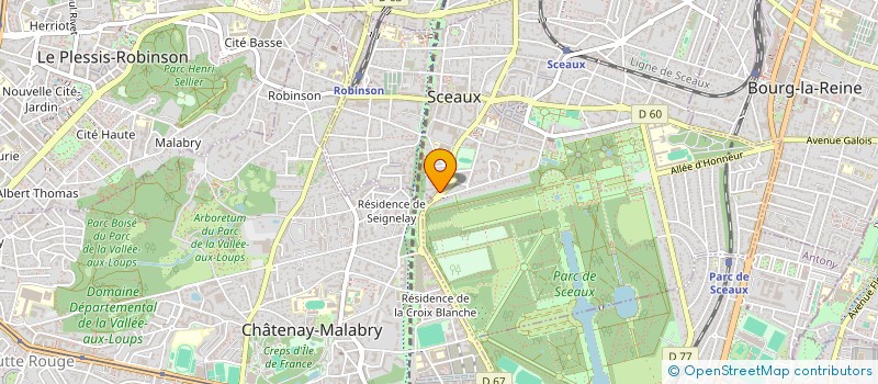 localisation de l'entreprise MADAME FANIRY RALAMBOMIADANA RAHERISOA à SCEAUX