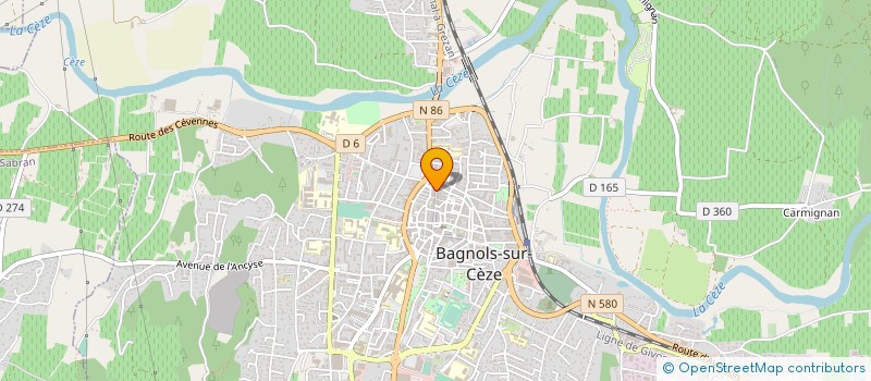 localisation de l'entreprise MADAME FANJA FARAMALALA à BAGNOLS-SUR-CEZE