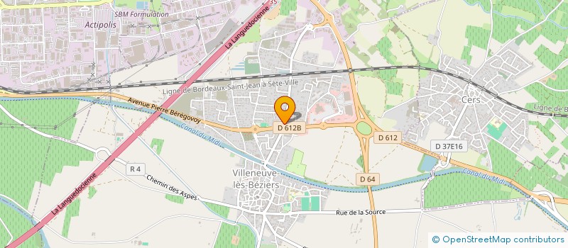 localisation de l'entreprise MADAME FANJA SONYA à VILLENEUVE-LES-BEZIERS