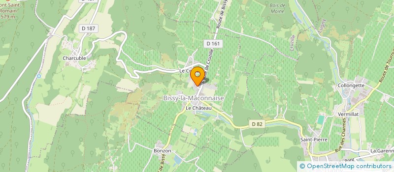 localisation de l'entreprise MADAME FANNETTE BOUILLOUX  BISSY-LA-MACONNAISE