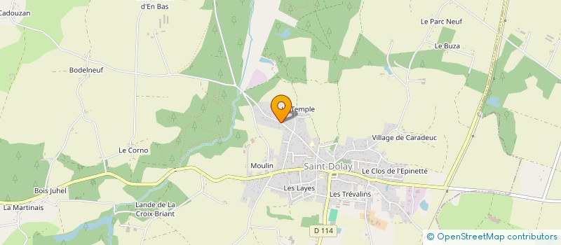 localisation de l'entreprise MADAME FANNIE BIARD  SAINT-DOLAY