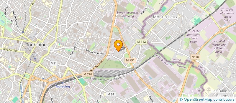 localisation de l'entreprise MADAME FANNIE BOUCLET  WATTRELOS