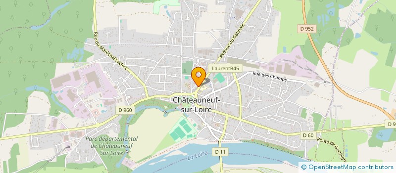 localisation de l'entreprise MADAME FANNIE BROSSAMAIN à CHATEAUNEUF S LOIRE