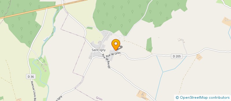 localisation de l'entreprise MADAME FANNIE DELALEUF  GRON