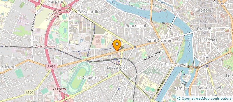 localisation de l'entreprise MADAME FANNIE FORGUES  TOULOUSE