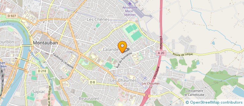 localisation de l'entreprise MADAME FANNIE FOURNIER  MONTAUBAN