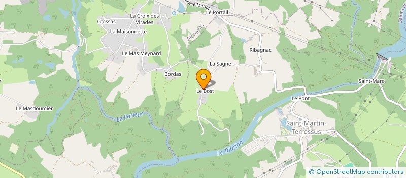 localisation de l'entreprise MADAME FANNIE LOGET à SAINT-MARTIN-TERRESSUS