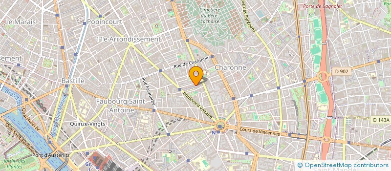 localisation de l'entreprise MADAME FANNIE MARTI  PARIS