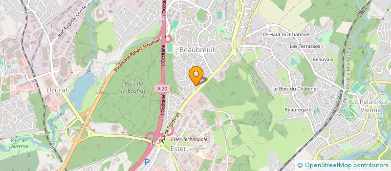 localisation de l'entreprise MADAME FANNIE PHAM à LIMOGES