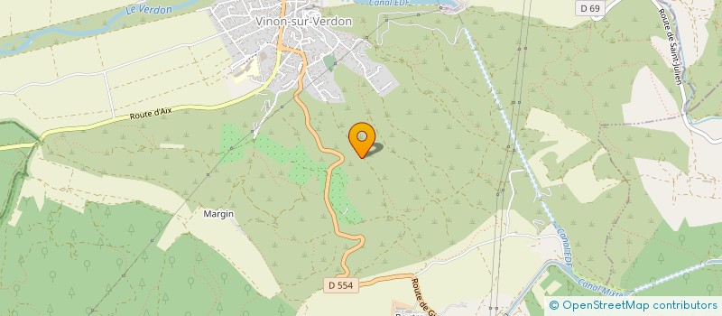 localisation de l'entreprise MADAME FANNIE SALAS  VINON-SUR-VERDON