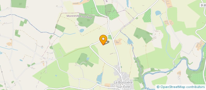 localisation de l'entreprise MADAME FANNIE SOULARD à MONTREVAULT-SUR-EVRE