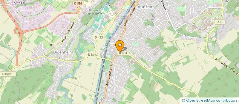 localisation de l'entreprise MADAME FANNY ACOSTA  BRUNSTATT-DIDENHEIM