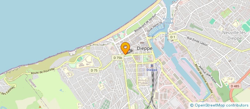 localisation de l'entreprise MADAME FANNY ADAM  DIEPPE