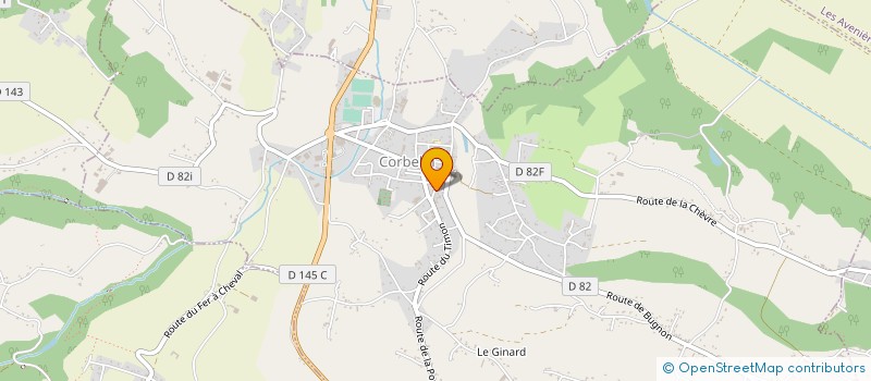 localisation de l'entreprise MADAME FANNY ADDARIO  ROCHETOIRIN