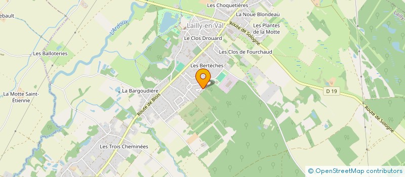 localisation de l'entreprise MADAME FANNY AGUESSE à LAILLY-EN-VAL