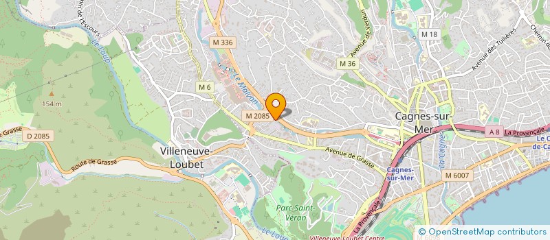 localisation de l'entreprise MADAME FANNY ALAZET à CAGNES-SUR-MER
