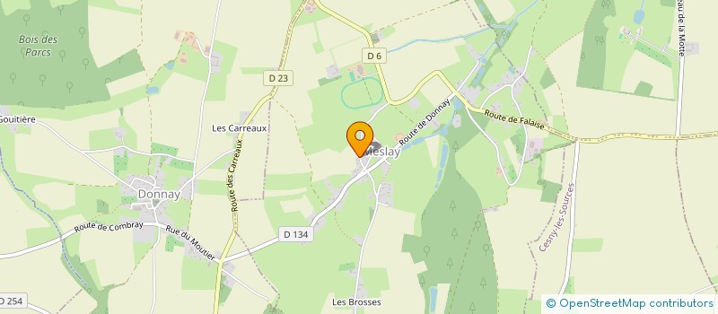 localisation de l'entreprise MADAME FANNY ALBAC  MESLAY