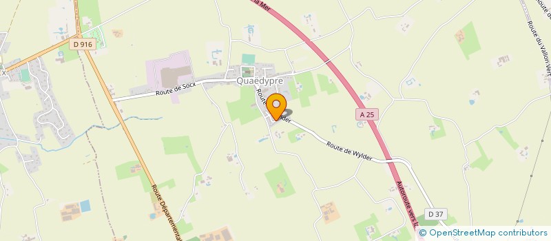 localisation de l'entreprise MADAME FANNY ALLENDER  QUAEDYPRE