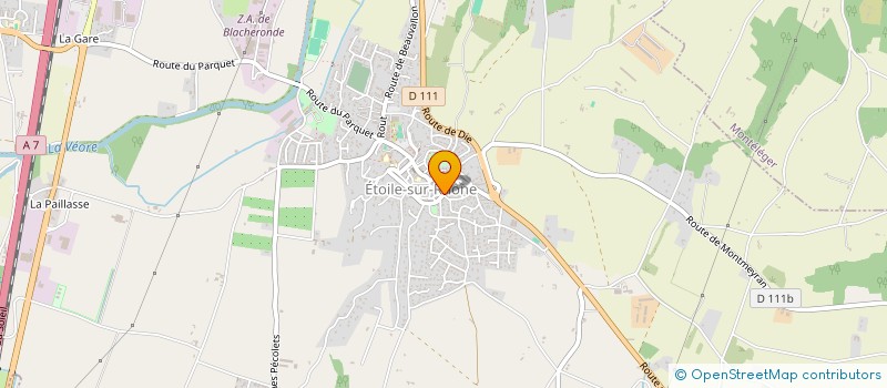 localisation de l'entreprise MADAME FANNY ALLEON  MONTMEYRAN