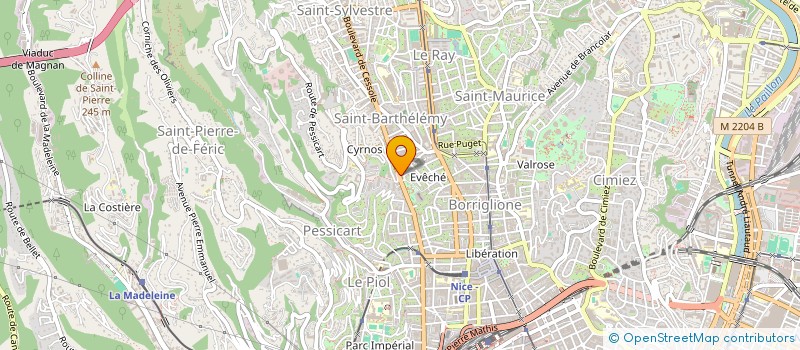 localisation de l'entreprise MADAME FANNY ALLIES à NICE