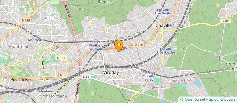 localisation de l'entreprise MADAME FANNY ALMEIDA  VIROFLAY