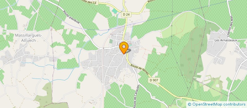 localisation de l'entreprise MADAME FANNY ALTIER  LEDIGNAN