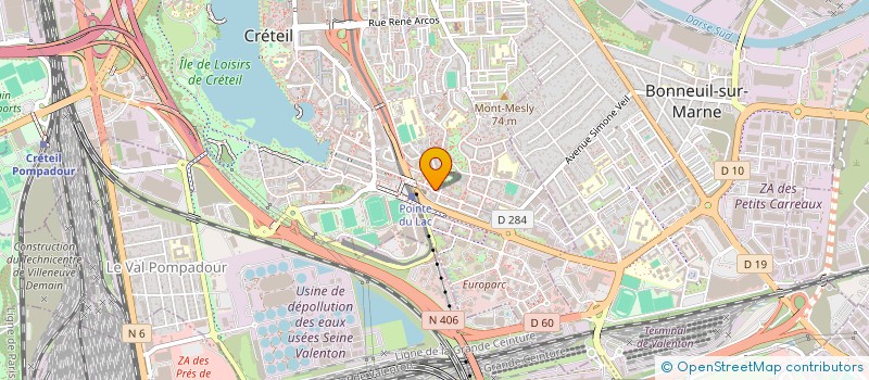 localisation de l'entreprise MADAME FANNY ANNEROSE--BELDINEAU  CRETEIL