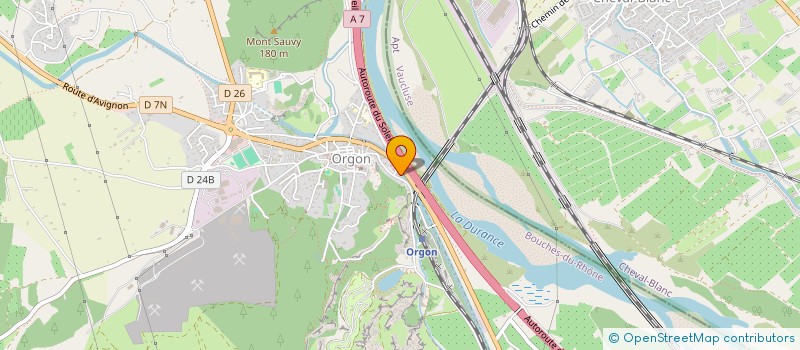 localisation de l'entreprise MADAME FANNY ANNICELLI  ORGON