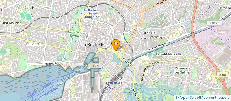 localisation de l'entreprise MADAME FANNY ANTIN  LA ROCHELLE