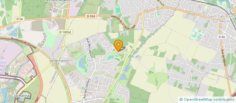 localisation de l'entreprise MADAME FANNY ANTUNES  MAGNY-LE-HONGRE